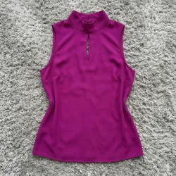 Blusa fina c/ cuello alto 