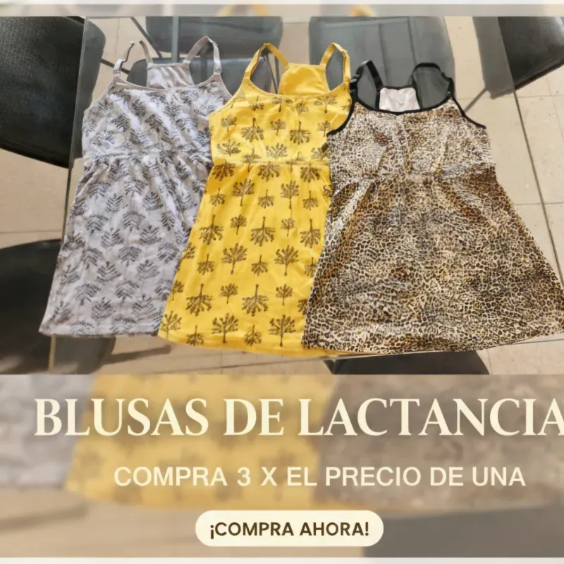 Blusas para lactancia 