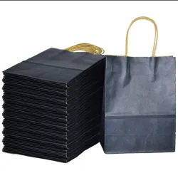 🛍️ Bolsas de papel craft negras