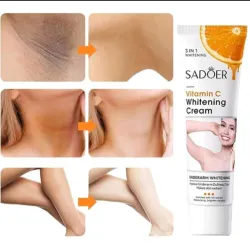 Crema blanqueadora de vitamina C