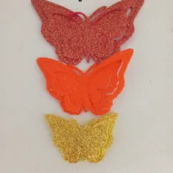 3 mariposas 3D