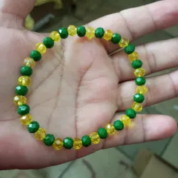 Pulso amarillo y verde de Swaroski