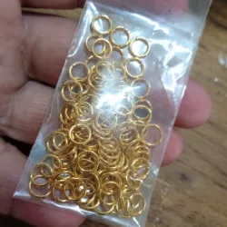 Argollas de 6 mm doradas