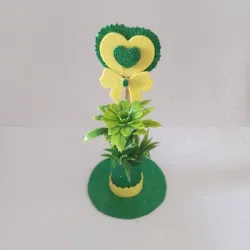 Bùcaro verde y amarillo 
