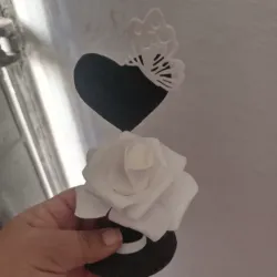 Bucaritos blanco y negro 