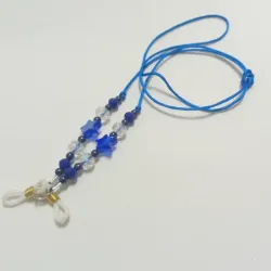 Colgante azul con estrella 