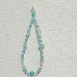 Colgante azul sencillo