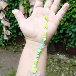 Colgante corto verde 