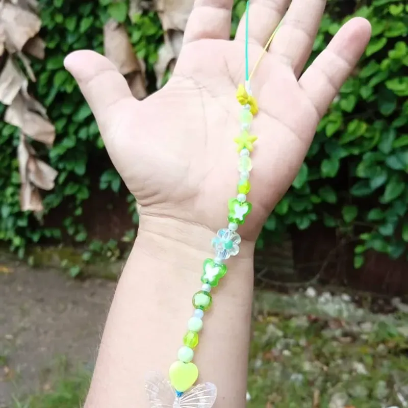 Colgante corto verde 