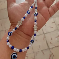 Colgante de ojo turco azul