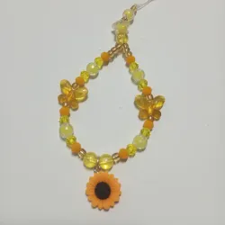 Colgante pequeño amarillo con girasol