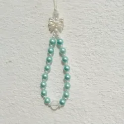 Colgante verde azul pequeño