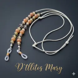 Cordon beige de swaroski