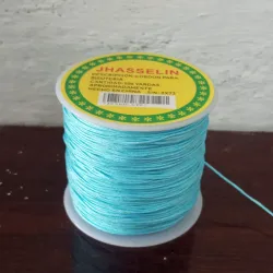 Hilo chino azul claro x metro