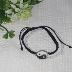 Juego de Pulsos de Ying yang tejido simple