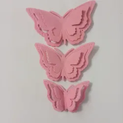 Mariposas rosadas claro para refrigerador 