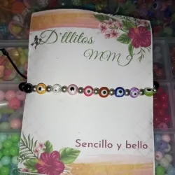 Pulsera con ojos turcos