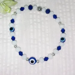 Pulso de Ojo turco azul y swaroskis 