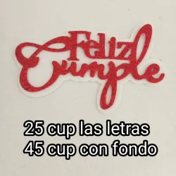 Troquel Feliz Cumple 