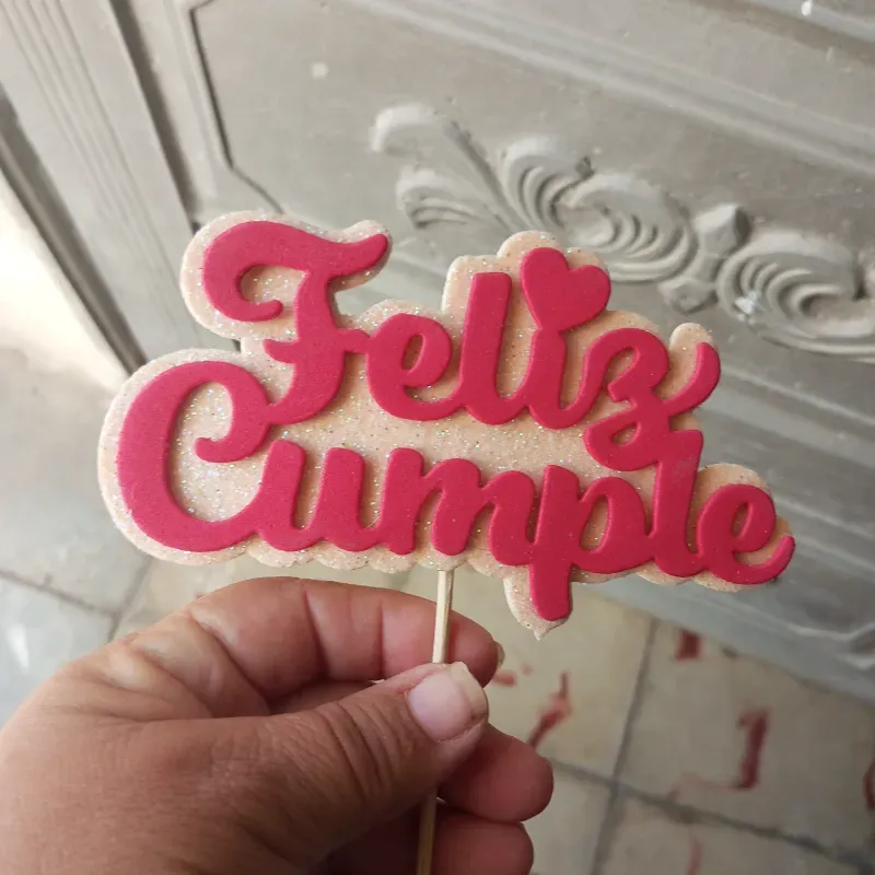 Troquelado Feliz Cumple 