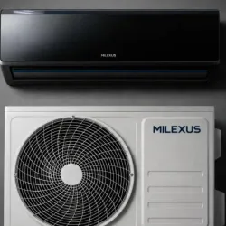 Split de 1 Tonelada Milexu Negro Lĺnea Premium 