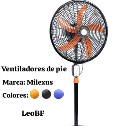 Ventiladores De pie Marca Milexus (de cable) 