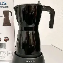 Cafetera Eléctrica Marca MILEXUS color negro 