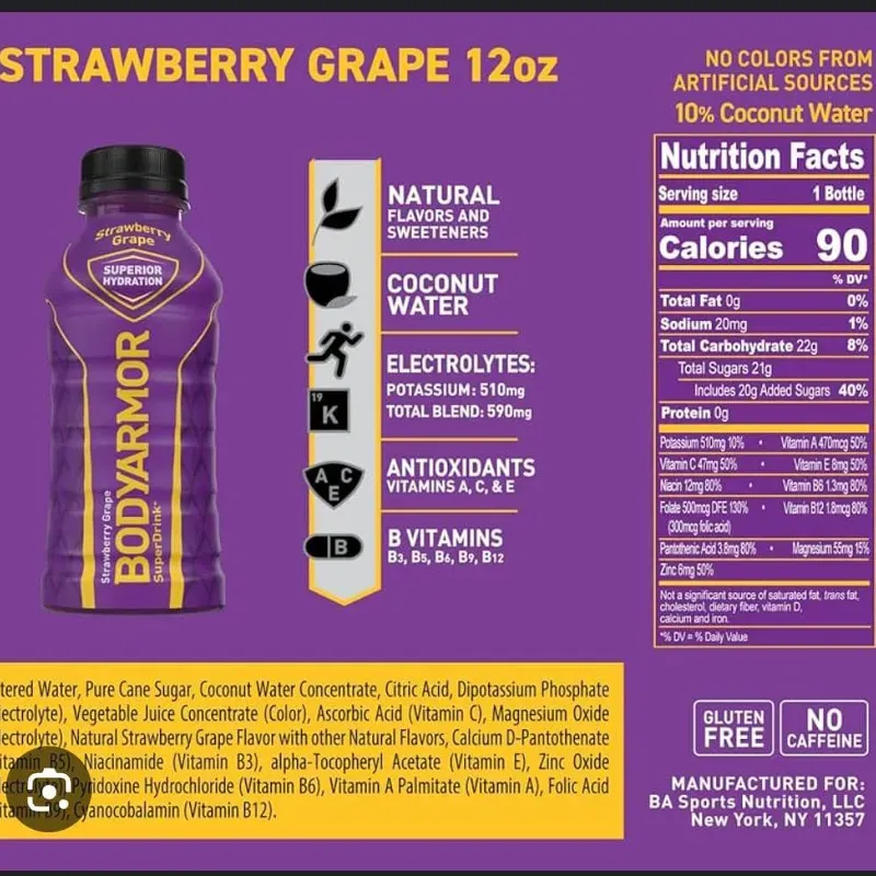 Bebida Deportiva Bodyarmor
