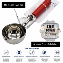 Boleadora Helado Acero Inox/35cm