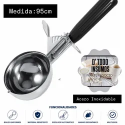 Boleadora Helado Acero Inox/95cm
