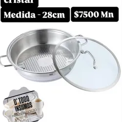 Cazuela c/Tapa Cristal