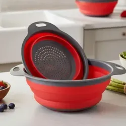 Colador Silicona/Plegable