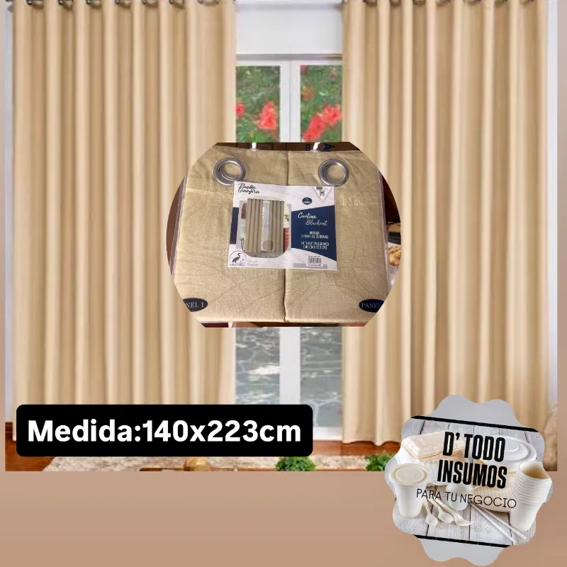 Cortinas BLACKOUT/140x223cm