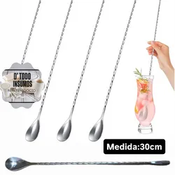 Cuchara Espiral p/Tragos-30cm