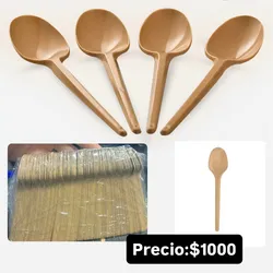 Cucharas Desechables Chiqts/Carmelitas
