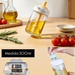 Dispensador Aceite/Vinagre C/Brocha Silicona