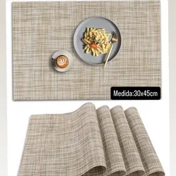 Doile Individual/PVC-Poliéster 