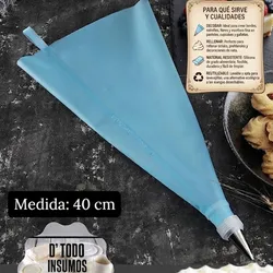 Manga Silicona p /Reposteria-40cm