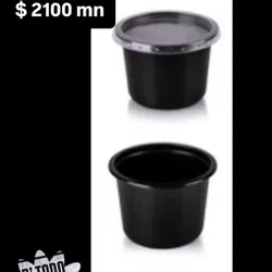 Salsera Desechable c/Tapa