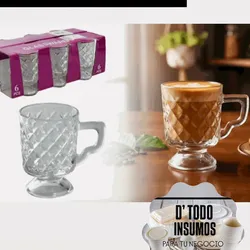 Set Tazas 6 Café S/Plato