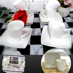 Set Tazas Café/Medio Puntos