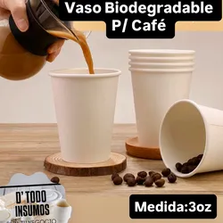 Vaso Biodegradable Café/3oz