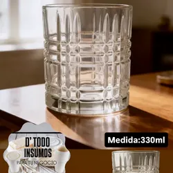 Vaso p/ Whisky-Rayas