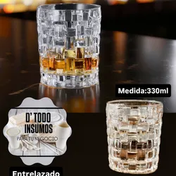 Vaso p/ Whisky-entrelazado