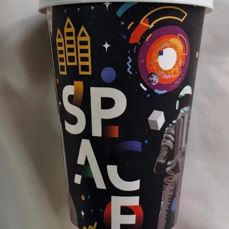 Vaso Plástico Reutilizable C/Absorbente-500ml