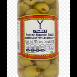 Aceitunas rellenas con pimiento 