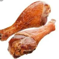 Charolas de pollo ahumado de 3 muslos 