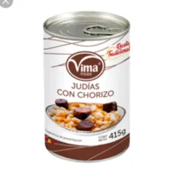 Judias con chorizo 