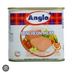 Lata de espam de pollo y de res 