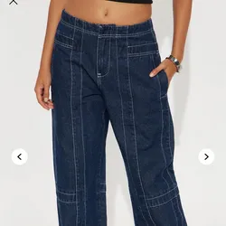 Jeans Costuras Blancas